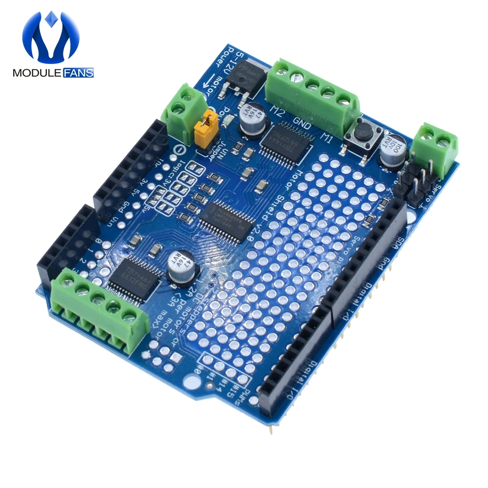 Módulo de Motor paso a paso TB6612 IIC I2C Mosfet, módulo de protección de servocontrolador PCA9685 para Robot Arduino PWM Leonardo, reemplaza L293D