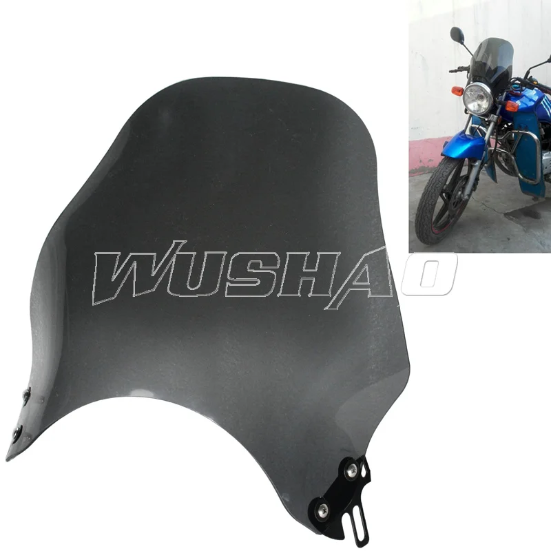 Wind Screen Motorcycle Windshield Windscreen For Suzuki SV650 SV1000 GSX1400 SV 650 1000 Bandit GSF650 GSF1200 GSF1250 Dark Grey