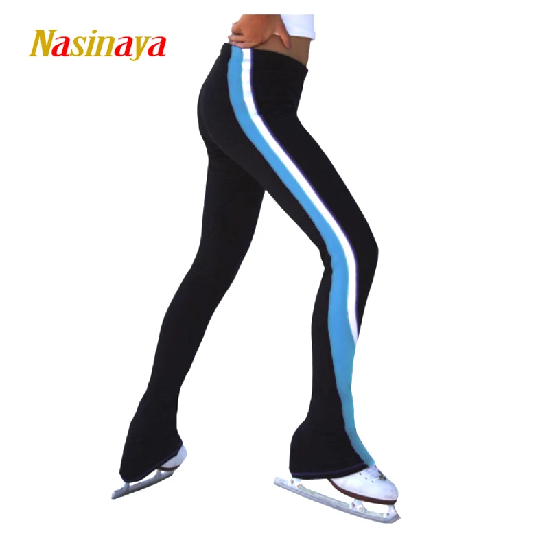 Custom Figure Skating Pants Girl Skating Training Wearing Thin Nylon Spandex Lady\'S Ice Skating Training Leggings Line