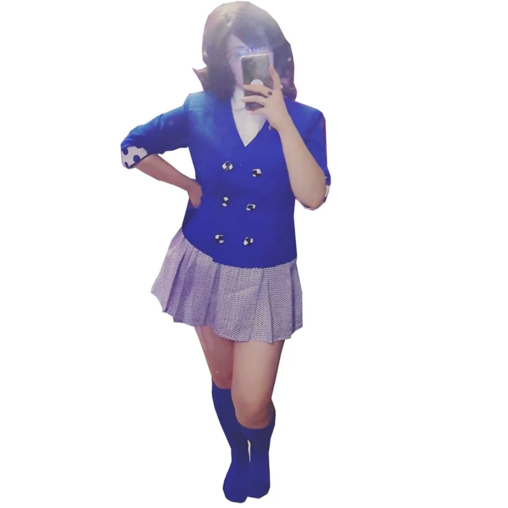 2018 Heathers The Musical Rock Musical Veronica Sawyer Stage School Dress Concert Cosplay Costume Adult Women Fancy Outfit Cloth