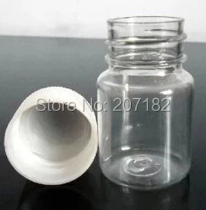 

(100pcs/lot) 20ml/20g Transparent PET Bottle, Solid/Liquid Bottle, Powder Bottle, Sample Plastic Bottle with aluminium foil pad