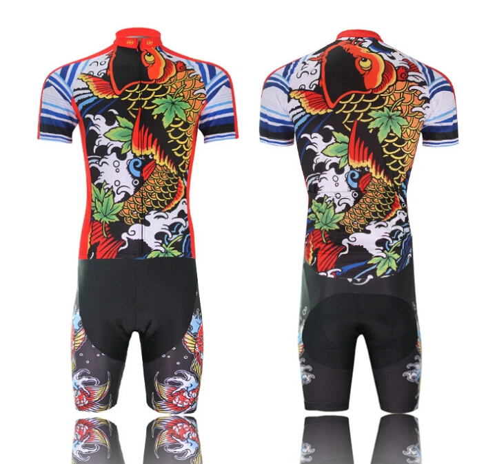 In carp Sportswear Team Cycling clothing //Cycling jersey short sleeve/ Cycling wear/ Washable/Breathable/ Perspiration