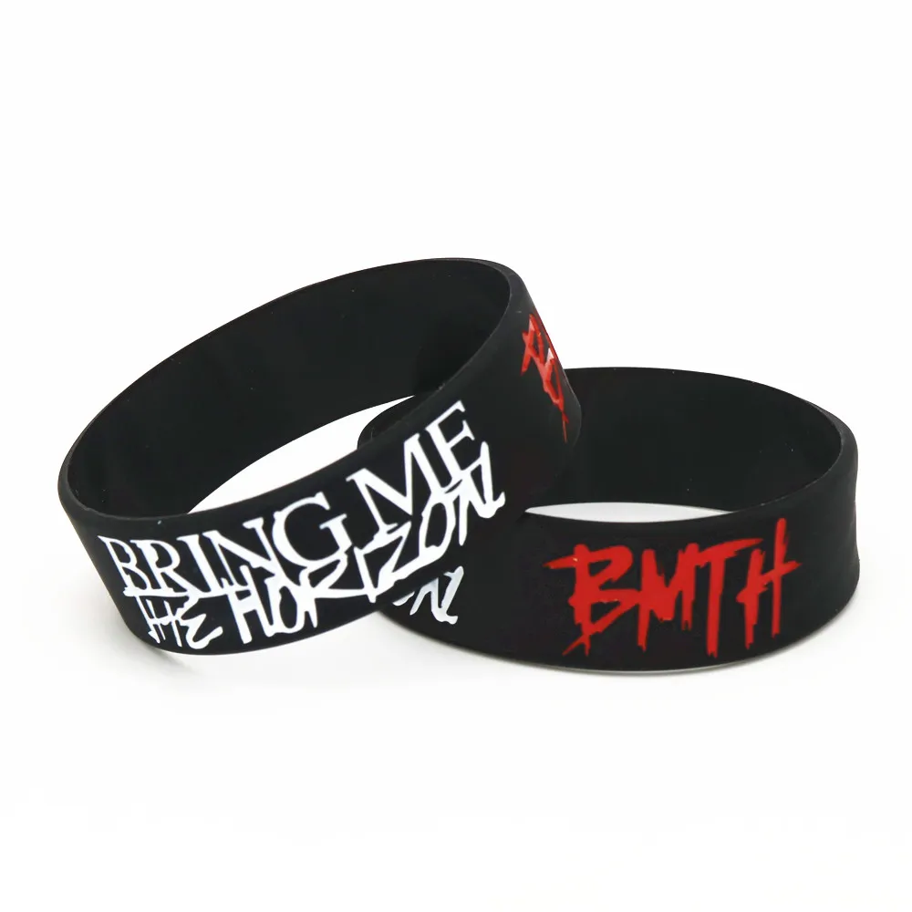 1PC Music Band Wide letters Silicone Bracelets&Bangles Death Metal Rock Music Silicone Wristband Fans Gifts SH211