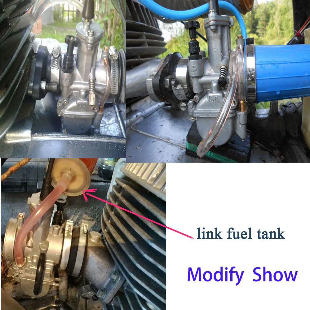 ZS MOTOS Universal 2T 4T For Keihi Koso Oko Pwk Carburetor 21 24 26 28 30 32 34 مللي متر مع Power Jet Fit On Racing Motor