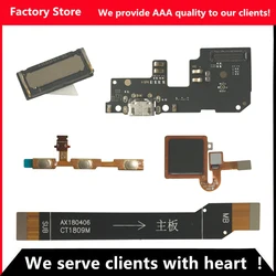 Flex For Redmi 5 Plus Fingerprint Sensor For Redmi 5 Plus Power Volume buttons flex cable For Redmi 5 Plus USB Charging Dock