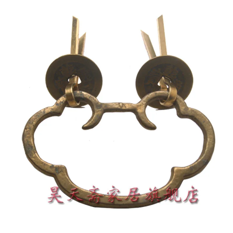 

[Haotian vegetarian] antique copper handle / antique furniture copper fittings / Chinese decoration accessories HTD-067