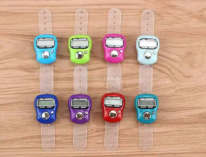 

200pcs Stitch Marker And Row Finger Counter Kitchen Timers LCD Electronic Digital Tally Counter Reminder