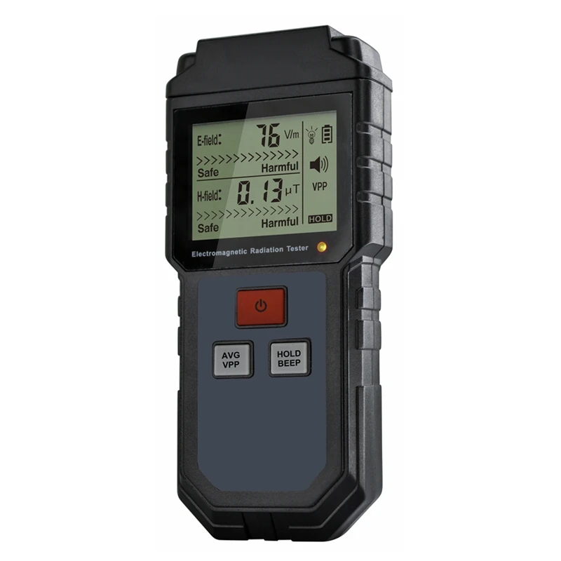 Strahlungs-detektor Sensor LCD Anzeige Daten Lock EMF Meter Elektrische Magnetfeld Frequenz Tester