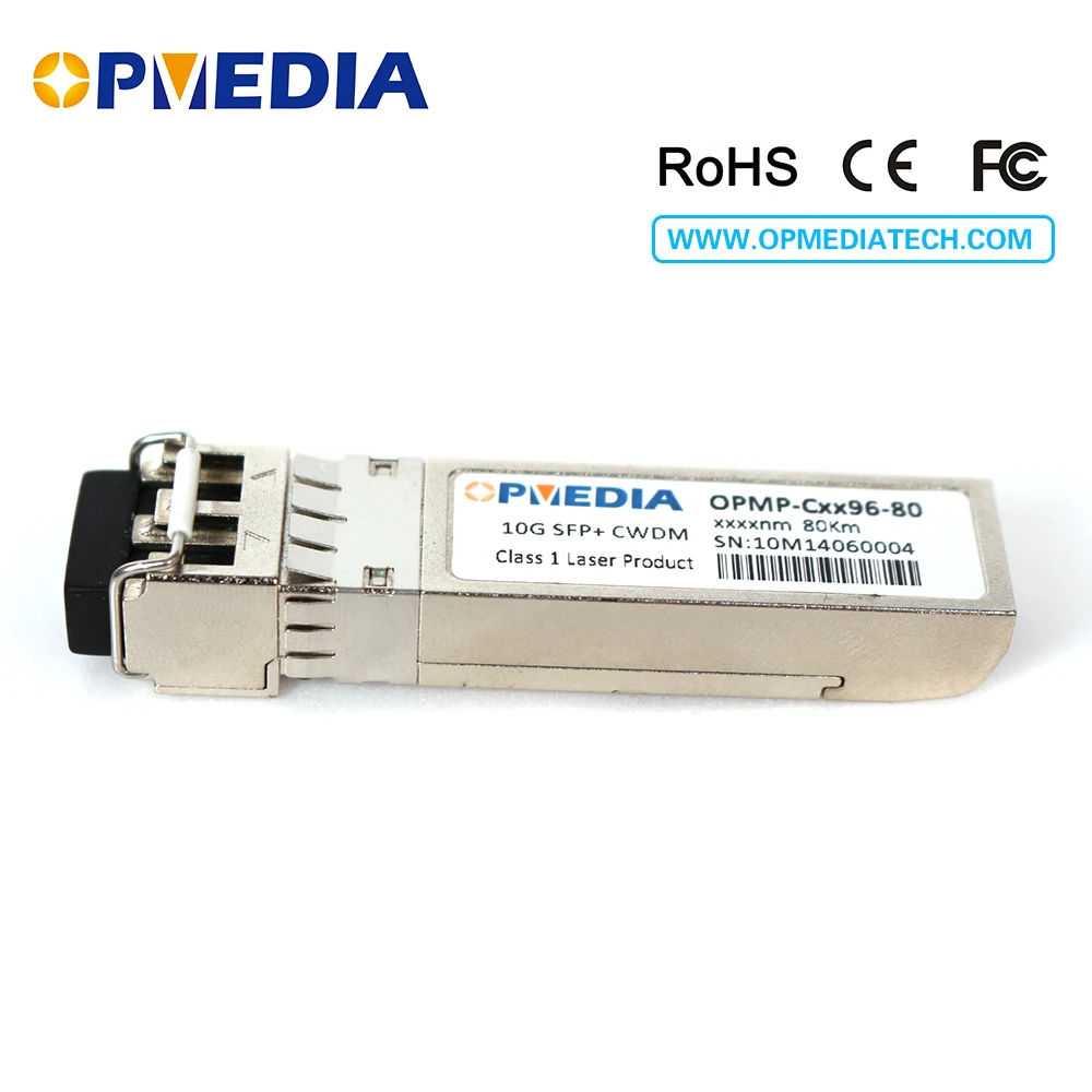 10GBASE-DWDM SFP+ transceiver,10G 80KM C-BAND 1563.86nm~1528.77nm optical module,compatible with Huawei equipment