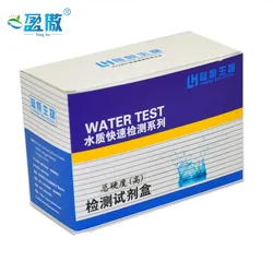 Lab 50 pz/scatola Test di Qualità Dell'acqua di Prova di Durezza Totale Kit di Test Rapido