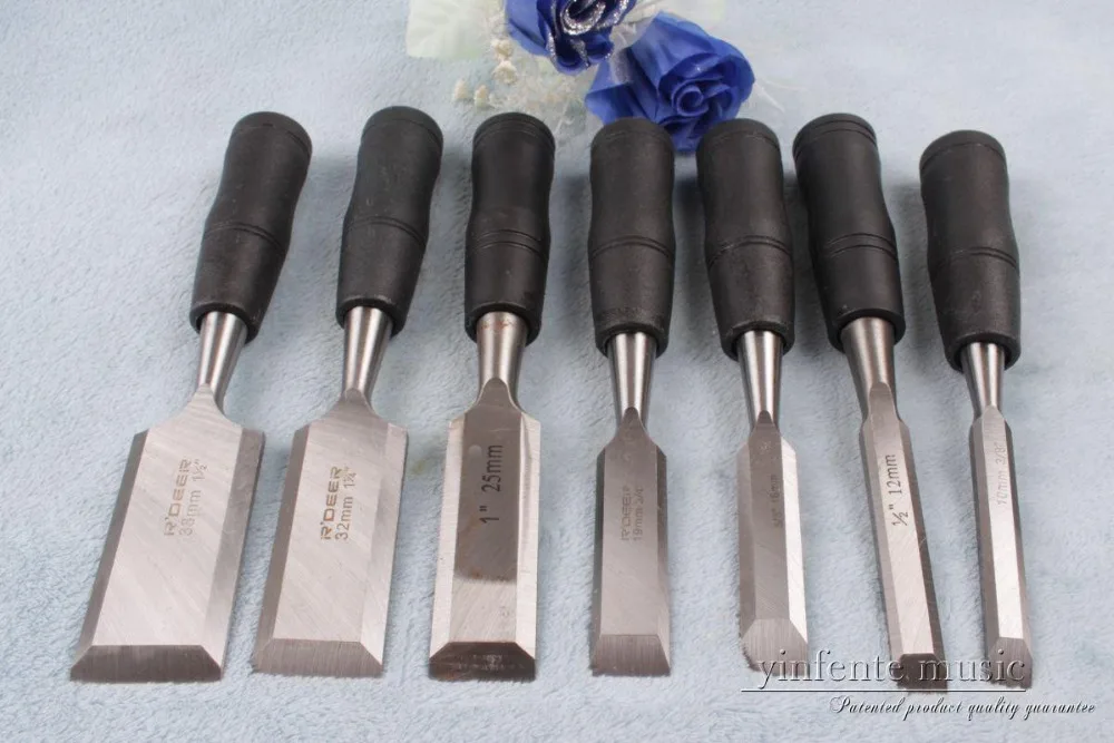 7pcs Violin Knife chisel Carved Violin Scroll Strong Durable Size Violin Tools