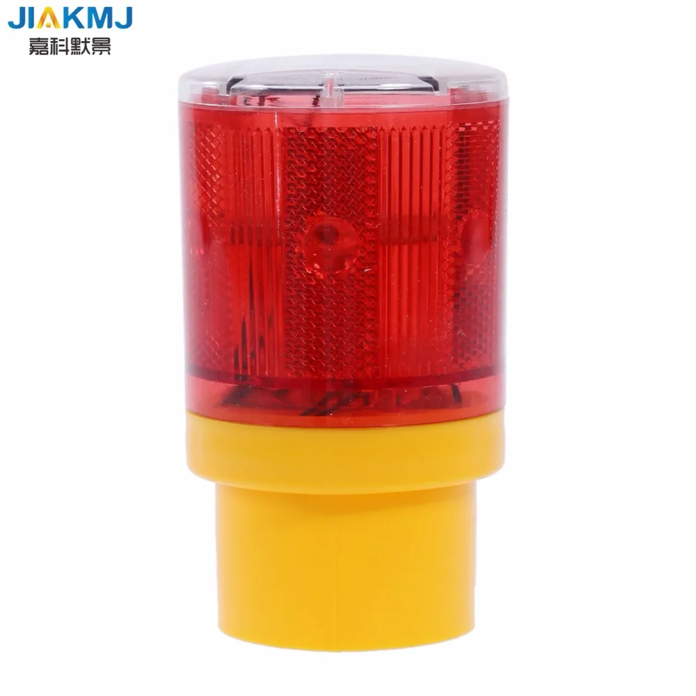 Solar LED Emergency Light Bright Flashlight Traffic Station Warning Light & Solar Panel Flash Outdoor LightingRoadblock strobe l