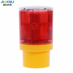 Solar LED Emergency Light Bright Flashlight Traffic Station Warning Light & Solar Panel Flash Outdoor LightingRoadblock strobe l