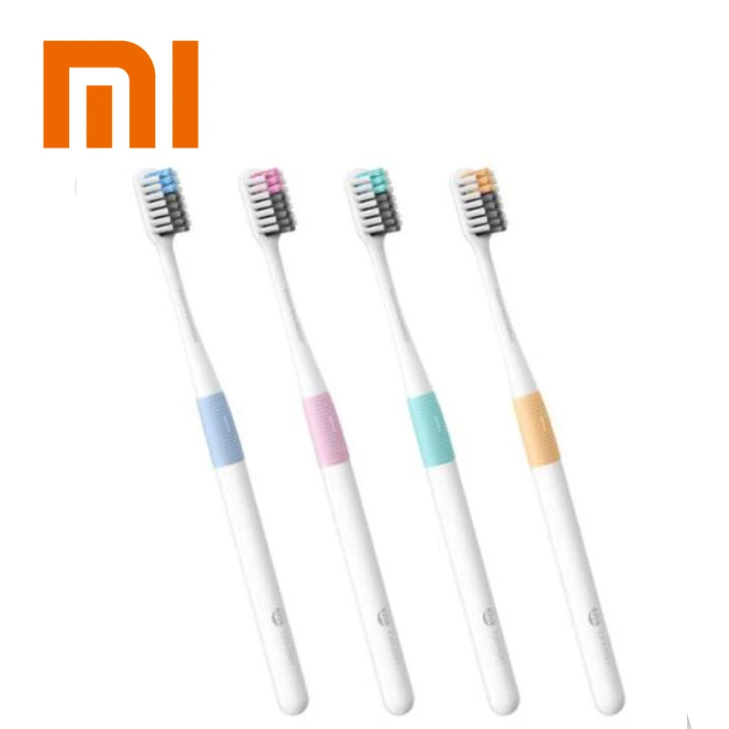 Original Xiaomi Doctor B Tooth Mi Bass Method Portable 4PCS/Set Deep Cleaning Tooth brush Oral Hygiene For Adult Travel home