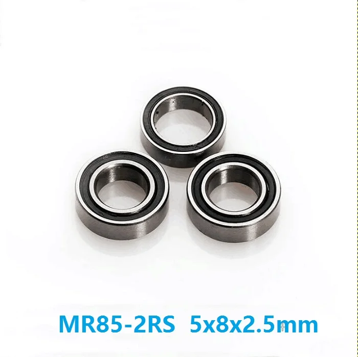 

50pcs/100pcs/500pcs MR85-2RS MR85RS MR85 RS 2RS 5x8x2.5mm Thin section Miniature Deep Groove Ball Bearing 5*8*2.5mm 675-2RS
