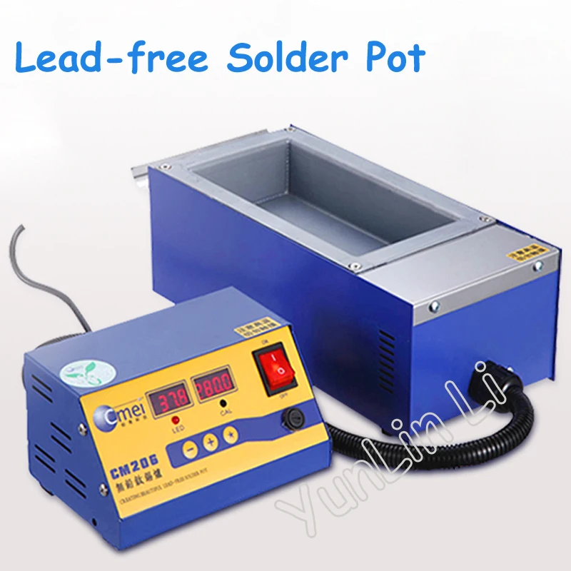 Lead-free Solder Pot Digital High-temperature Melting Tin Furnace Dip Tin Machine 220/110V Split Lead-free Solder Furnace