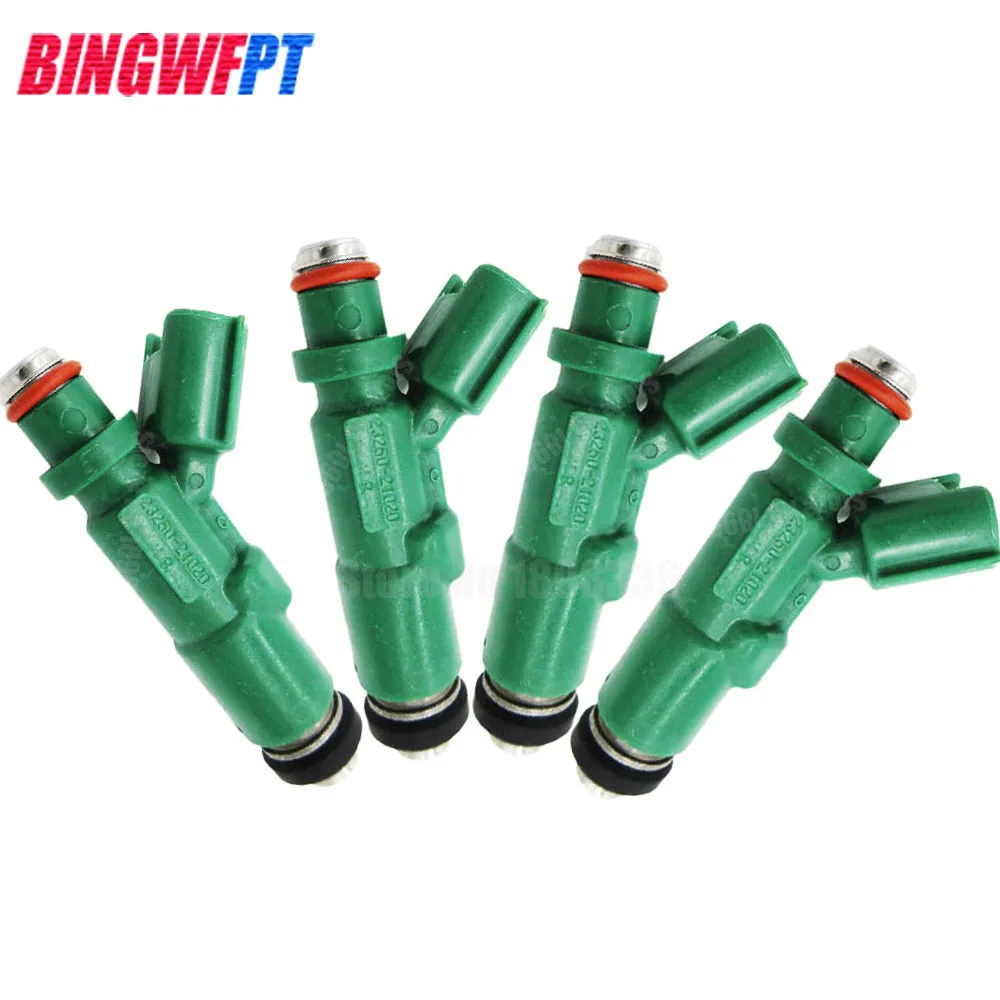 4pcs/lot Top quality fuel injector injection Nozzle OEM 23209-21020 23250-21020 For TOYOTA Prius Vitz Yaris 4cyl 1.5 1NZ