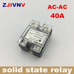 AC to AC single phase solid state relay 40A  SSR-40AA , AC relay SSR Zero crossing type full load current ZG3NC-340A