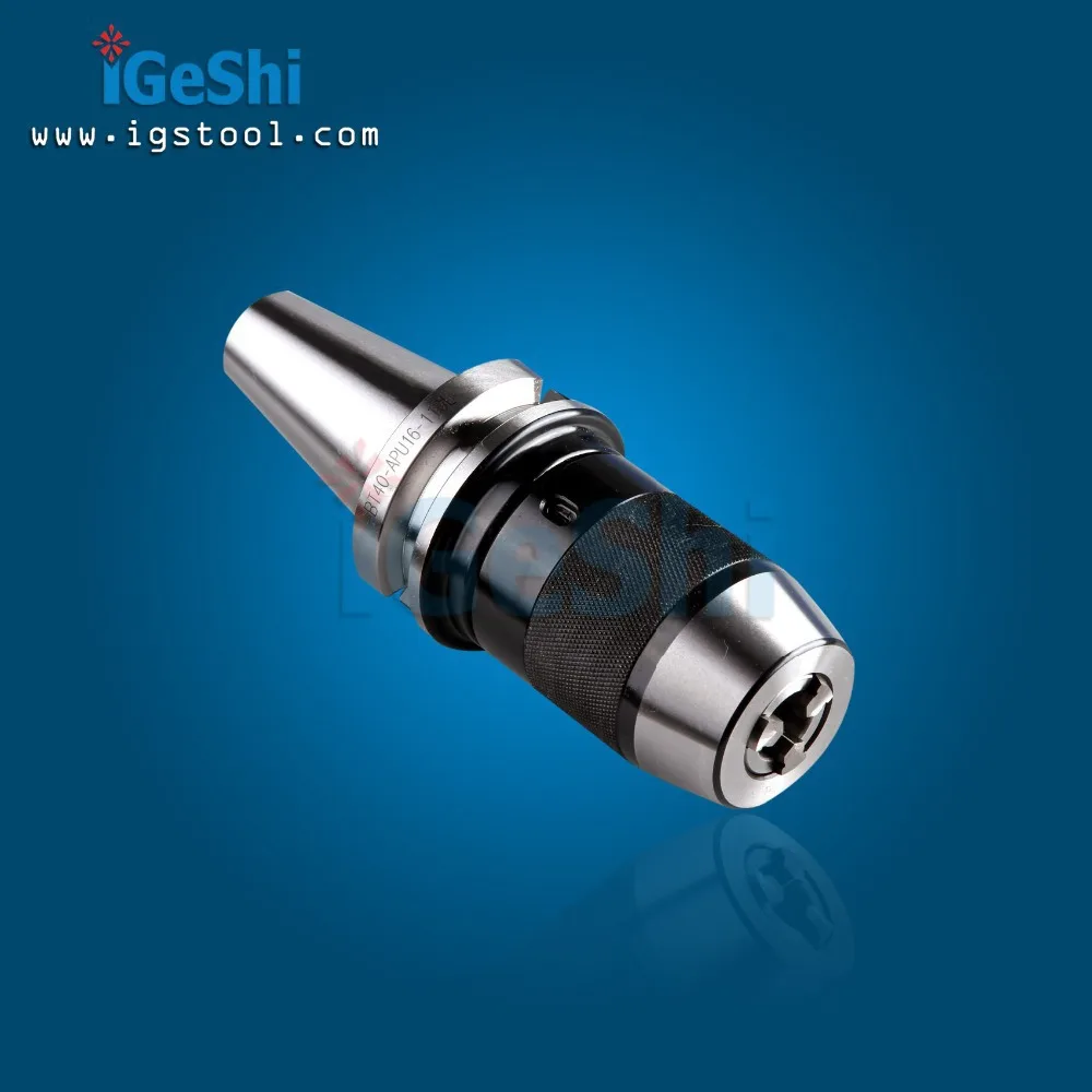 

BT40 APU13 Integrated keyless self tight Drill chuck for milling lathe Range:1-13mm