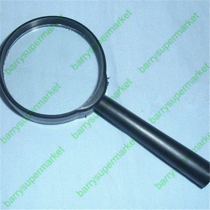 Transparent Magnifier Handheld 40MM 60MM Plastic Frame Reading Tools Magnifying Glass For Old People Student Home Office