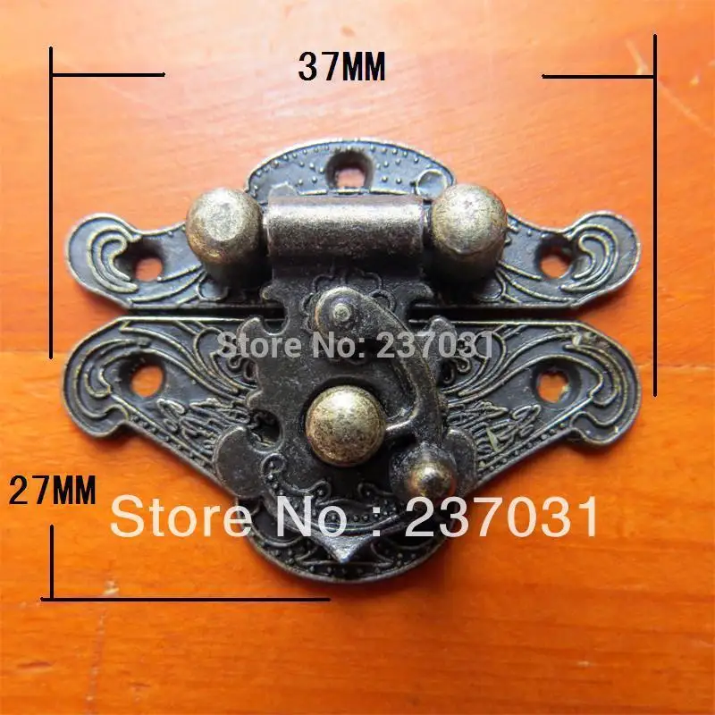 

Antique gift boxes accessories alloy/box buckle lock/small buckles 37 * 27 m