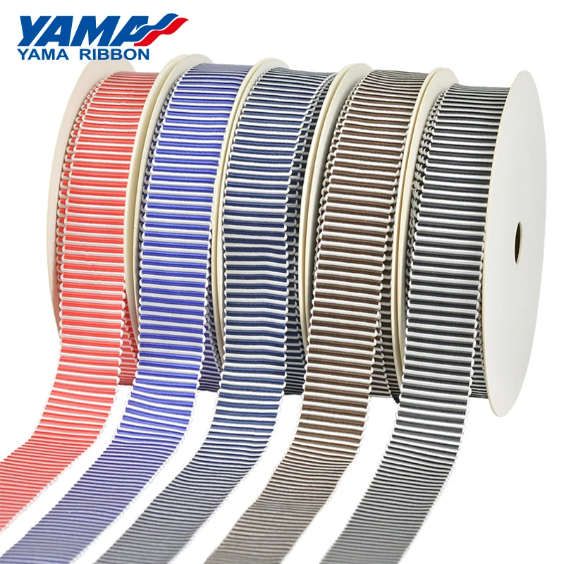 YAMA-Ribbon Stripe Kennel Ribbon, 100Yards Per Roll, 9mm, 16mm, 25mm, 3/8 