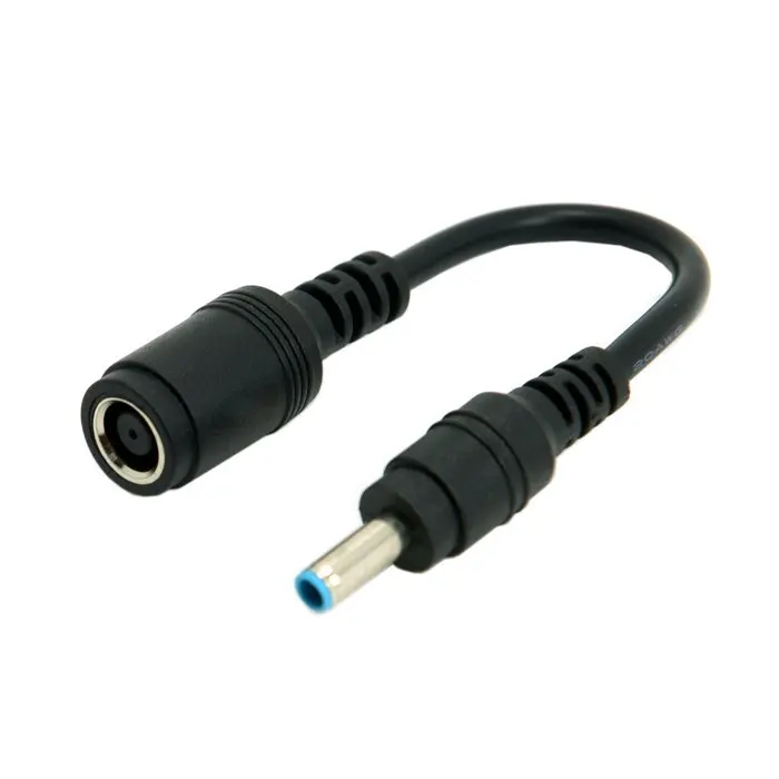 Ultra Slim 7.4*5.0mm to 4.5*3.0mm DC Jack Adapter Cable 20cm for Lenovo HP Dell Laptops - Laptop Power Supply Connector