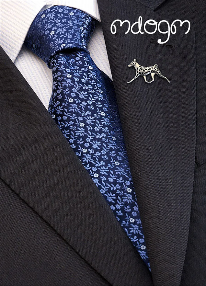 Mdogm Basenji Brooches And Pins  Suit Cute Jewelry Funny Metal Small Father Shirt Collar Badges Gift For Male Men B100