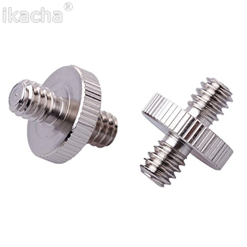1/4" Male to 1/4" Male Threaded Adapter 1/4 Inch Double Male Screw Adapter Supports Tripod Mayitr Camera Accessories