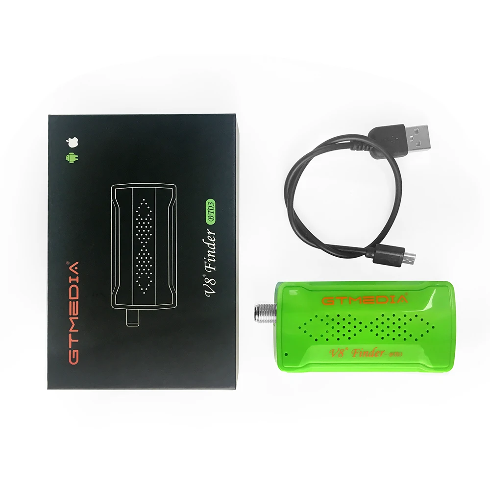 Мини-Satfinder GTMEDIA V8 BT03, Bluetooth, спутниковый искатель с обновлением через приложение для системы Android с Freesat BT01