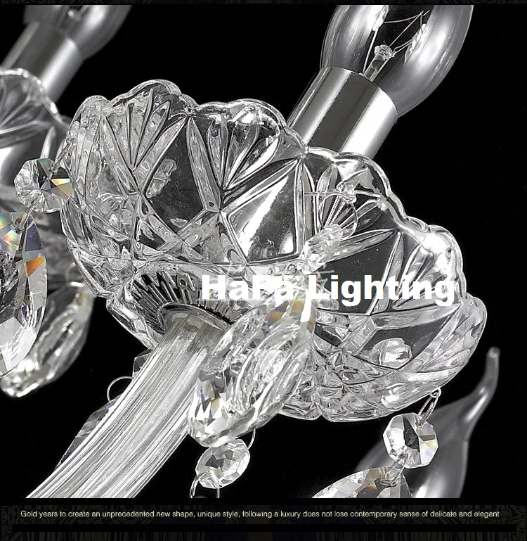 Modern Crystal Chandeliers Home Lighting lustres de cristal Decoration Luxury Candle Chandelier Pendants Living Room Indoor Lamp