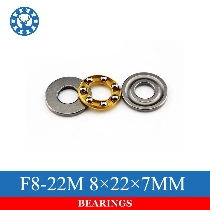 10pcs F8-22M Axial Ball Thrust Bearing 8mmX22mmX7mm Free Shipping