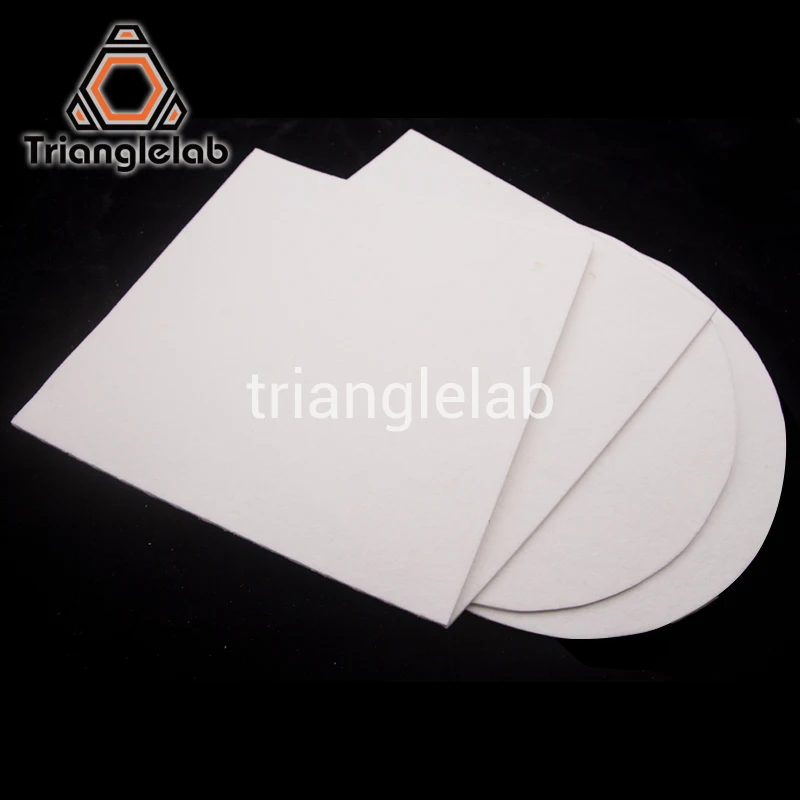 

C Trianglelab 3MM thickness thermal insulation 3D Printer Heating Bed Block Insulation Cotton For TEVO Reprap Ultimaker Makerbot