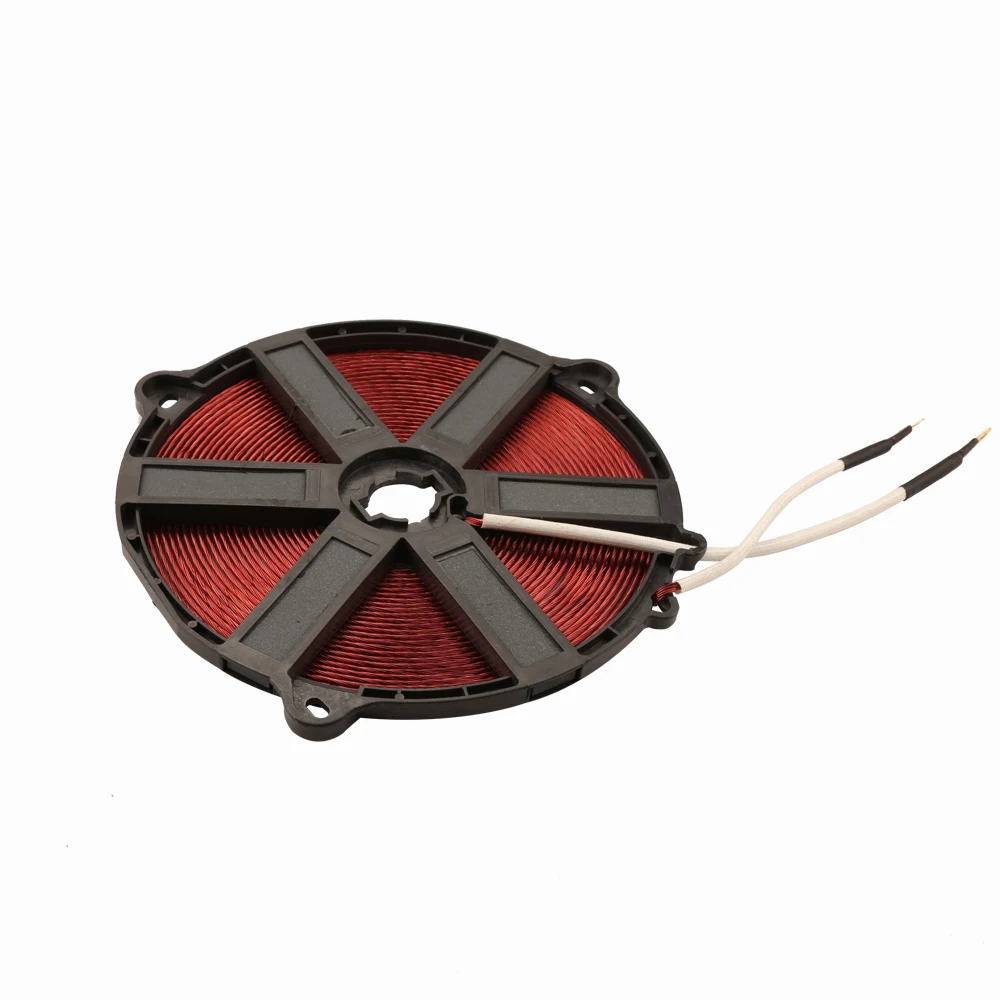 T16 1500W 165mm heat coil,enamelled aluminium wire induction heating coil panel ,induction cooker accessory