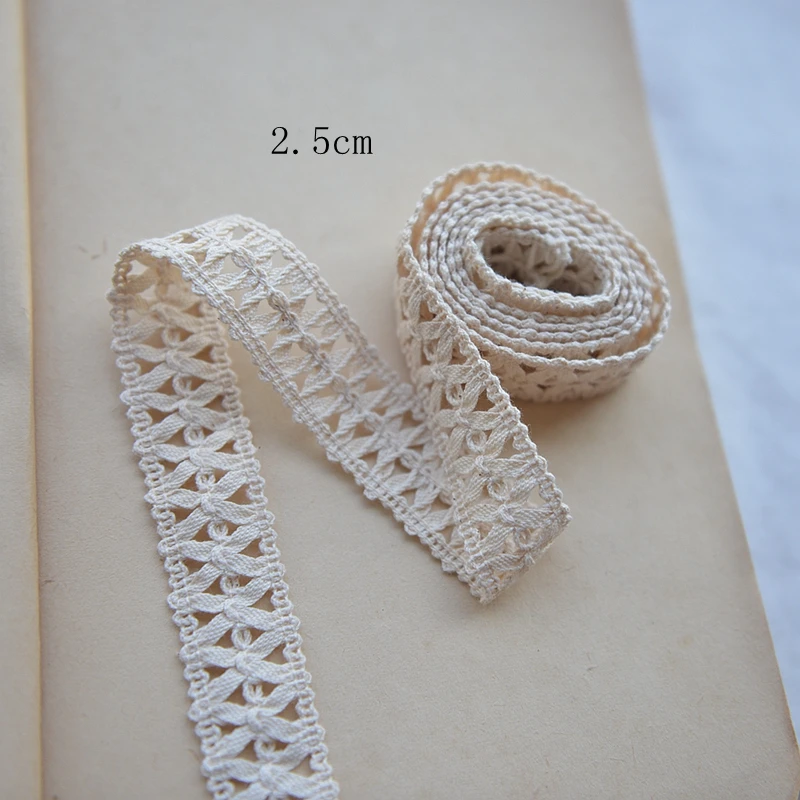 5m/ lot Thicken Cotton Ribbons Trims Lace Clothing Accessories Sofa Cover Cloth Tablecloth Lace Z1030