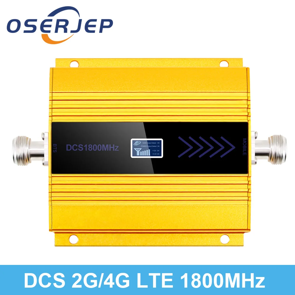 4g Lte 1800 MHZ Booster LCD GSM Amplificador GSM 2g 4g Booster DCS 1800 Booster Mobile Phone Signal Amplifier Repeater