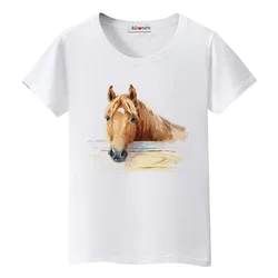 BGtomato Super Cool 3D Horse Tshirt Cool Summer Tops Hot Sale Funny Tees Original Brand casual shirt lovely 3D horse t-shirt