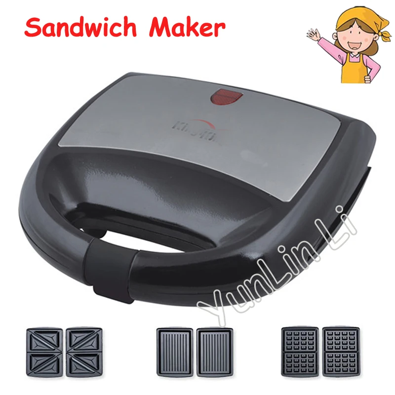 Toaster Household Sandwich Bread/Waffle Maker Small Breakfast Machine KY-18