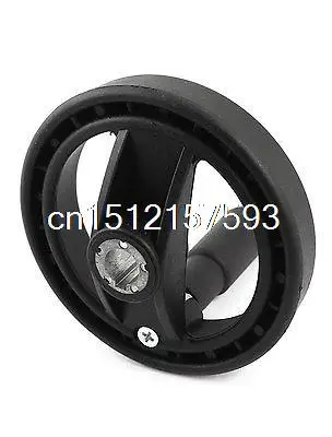 12mm x 95mm Spoked Hand Wheel Black for Milling Machines