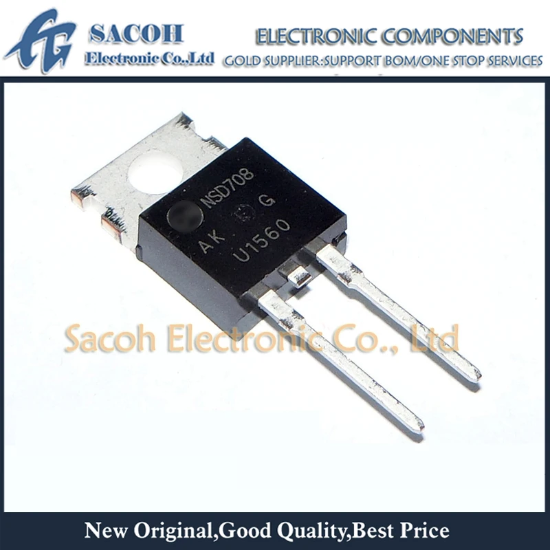 Refurbished Original 10Pcs/Lot MUR1560G MUR1560 U1560 OR MUR1540G MUR1540 U1540 TO-220 15A 600V Hyperfast Diodes