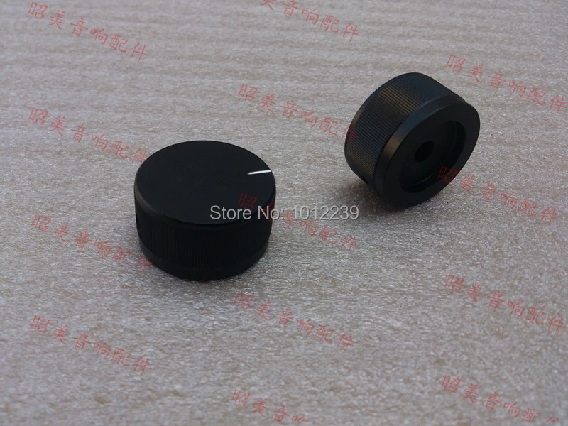 1ชิ้นเส้นผ่าศูนย์กลาง30มิลลิเมตรสูง16มิลลิเมตรอลูมิเนียมที่เป็นของแข็งปุ่มปรับระดับเสียงเสียงเครื่องขยายเสียงลูกบิดมิเตอร์