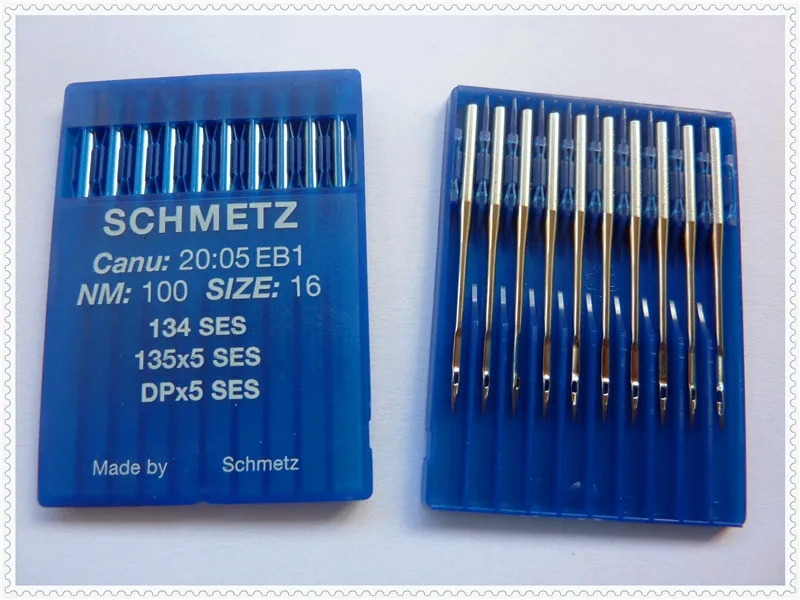 SCHMETZ Sewing Machine Needles, DPx5 SES,135x5 SES,134 SES,20 Pcs/Lot, For Double Needles Industrial Bartack Sewing Machines!