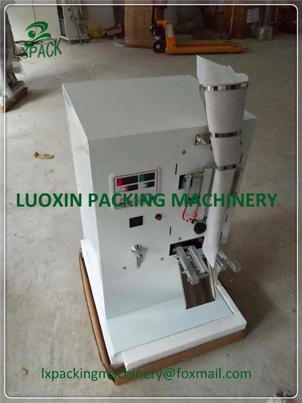 

LX-PACK Lowest Factory price Fully Automatic weighing package machine medicinal Food sealer Tea Coffee Sugar Spice bag 1-25gram