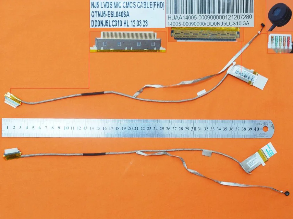 

New Laptop Cable for ASUS N55 N55U N55SF N55SL N55S Original PN: DD0NJ5LC110 Notebook LCD LVDS CABLE