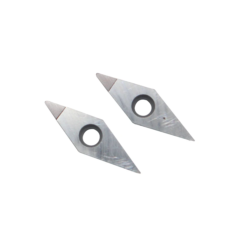 VBGT110304-insertos de carburo de procesamiento de cobre y aluminio, torno de torneado de perforación CBN, herramientas de corte adecuadas para mecanizado de cobre, 1 ud.