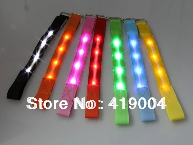 

Hot sale! Outdoor Sports Safety LED Armband Flashing Light arm band DHL Fedex Fast shipping ,100pcs/lot