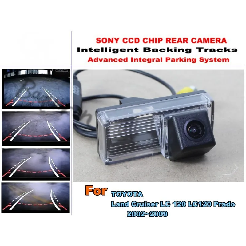 imports HD CCD Backing Tracks Chip Camera For TOYOTA Land Cruiser LC 120 LC120 Prado 2002~2009 Rear View Parking Night Vision