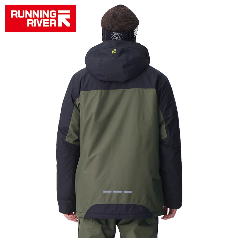 RUNNING RIVER Brand High Quality Men Winter snowboard Jacket 4 Colors 6 Sizes Warm Sport Outdoor Clothing For Man Jackets #A7009