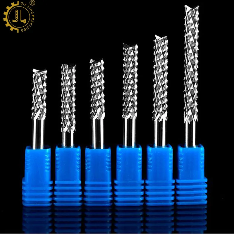 1PC PCB Milling Cutter 2mm Circuit Board Fiberglass Panels Carbon Fiber Board Corn End Mill