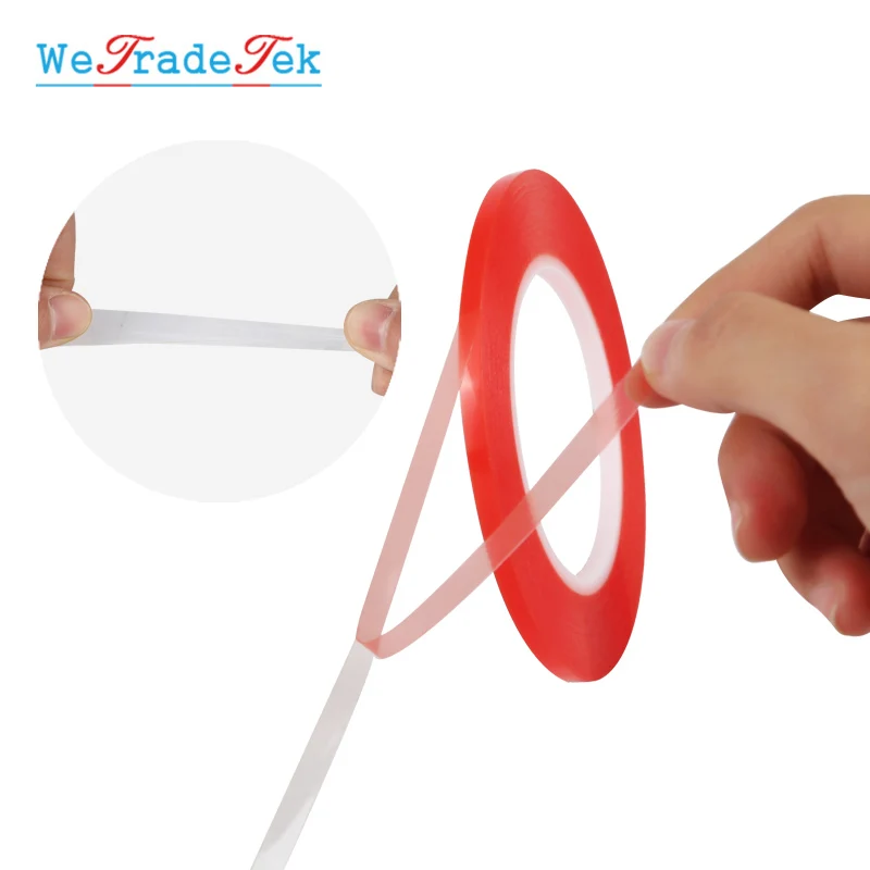 Panjang 25 M 2 Mm 3 Mm 5 Mm 8 Mm Acrylic Tape untuk Ponsel Alat Perbaikan Tahan Panas Tinggi adhesi Pita Sisi Ganda